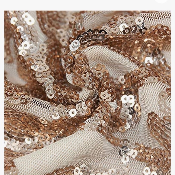 Yissang Women's Floral Sequined Wedding Evening Mermaid Dress Gown - Picture 3 of 3